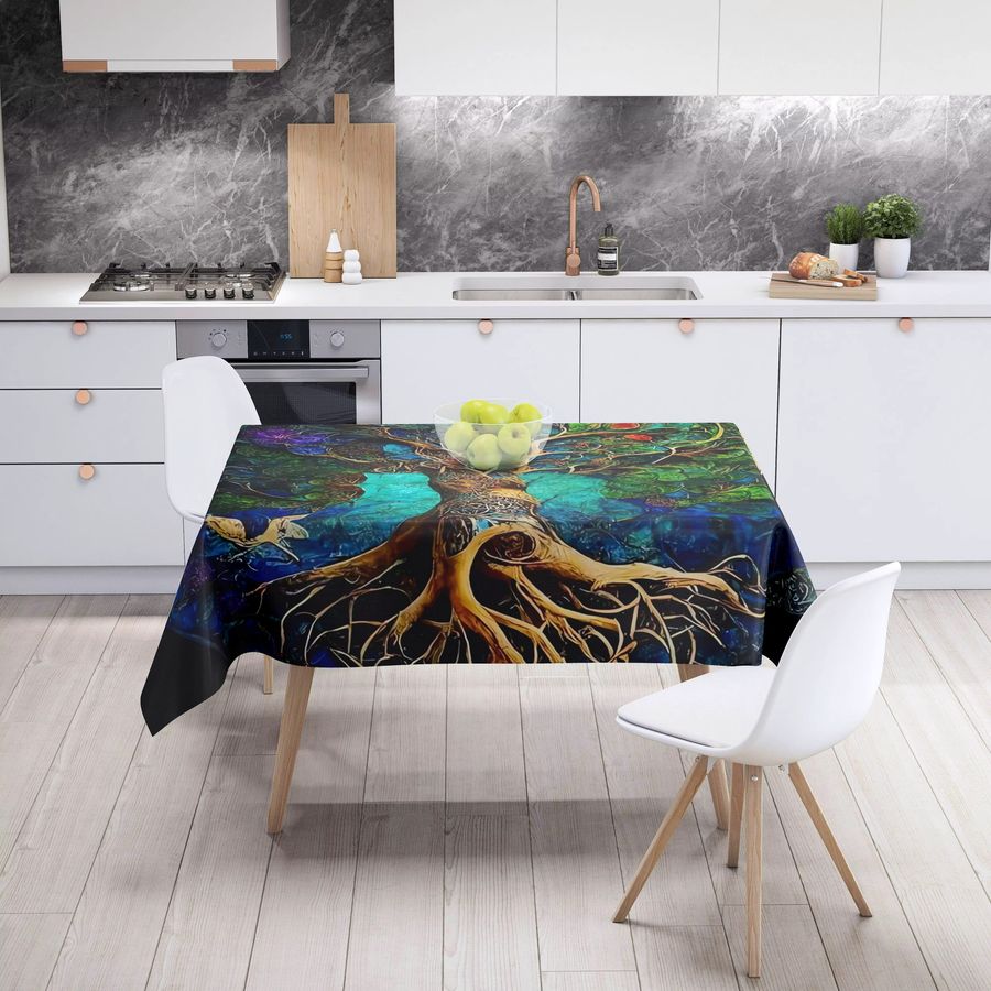 VIKAMA Tischdecke Fantasy Forest im Aesthetic-Stil - Bild 2