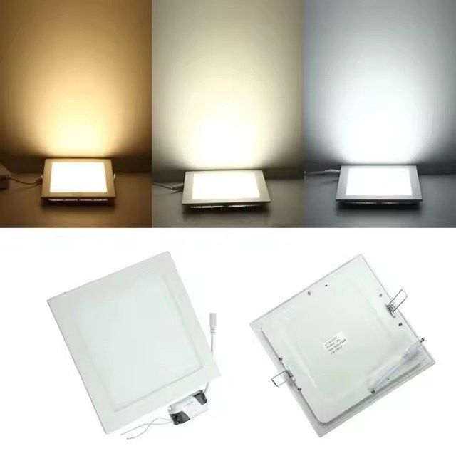 Dimmbare LED-Panel-Einbauleuchte als LED-Spot-Downlight für Küche und Foyer in warmweiß, natürliches Weiß und kaltweiß - Bild 1