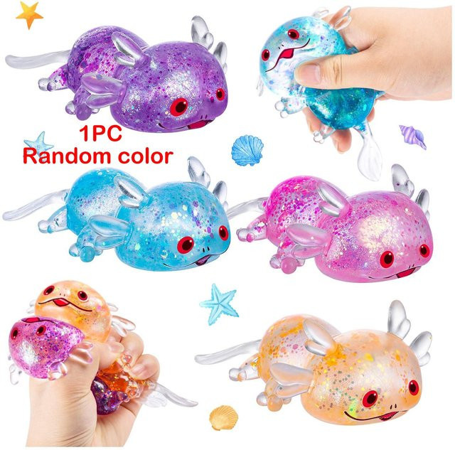 BC Pet Supplies Mexikanischer Axolotl Stressball, Leuchtend, 1 Stück - Bild 1