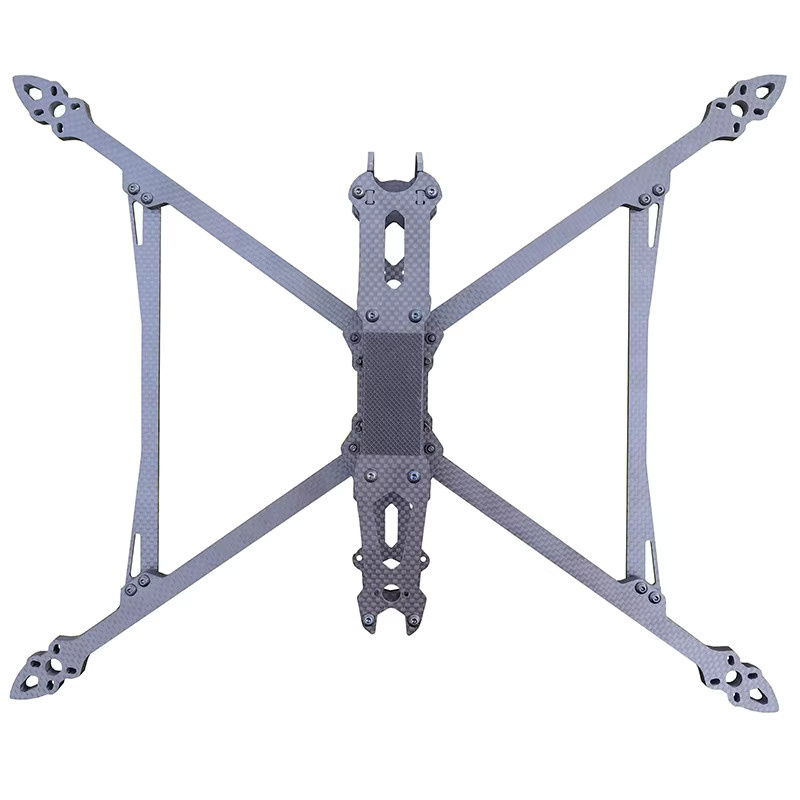 ZDRACING Mark4 V2 Vollcarbon TrueX Drohnenrahmen 3K für FPV-Kamera-Kits - Bild 1