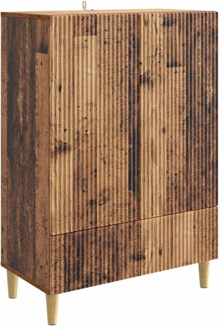 vidaXL Sideboard aus Holzwerkstoff in Braun, modern für Wohnzimmer und Büro, B/T/H: 66 x 34,5 x 95 cm - Bild 1