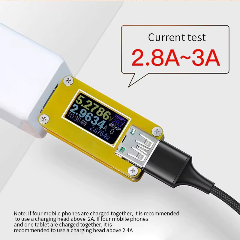 NNBILI 4-in-1 Multi-Ladekabel Schwarz mit Micro-USB und USB-C für iPhone und Android-Geräte - Bild 4