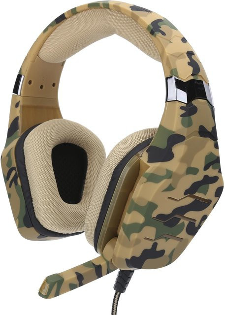 Honor Electronics GT88 Gaming Headset mit Mikrofon, Stereo Surround Kopfhörer mit 3,5mm Klinke für PC und Mobilgeräte, Multicolor - Bild 1
