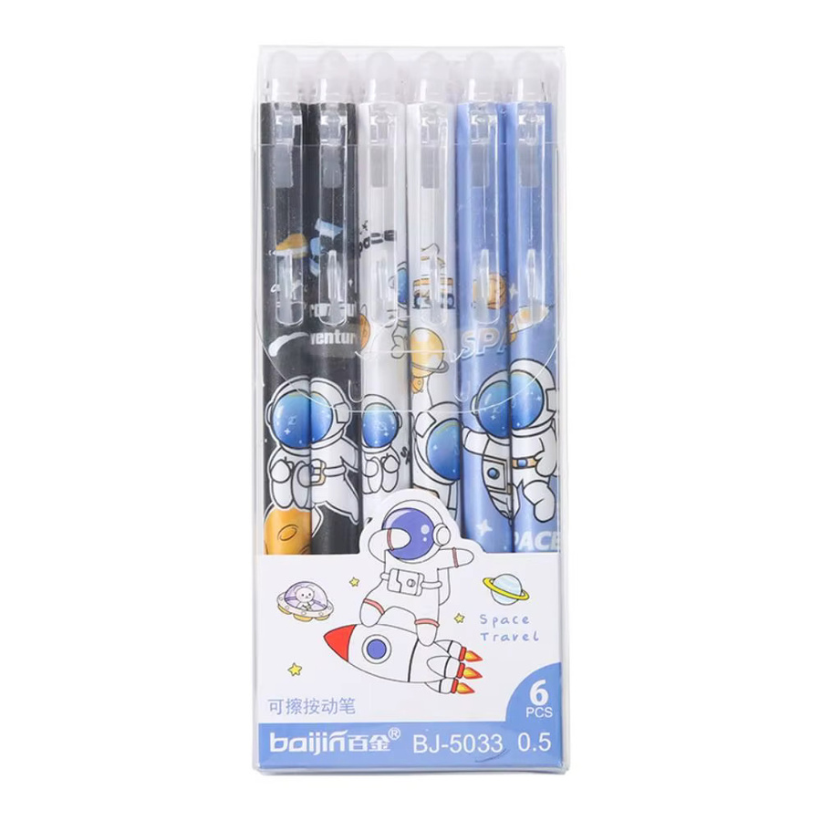 Astronaut löschbarer Gelstift mit 0,5 mm Spitze, schnell trocknende Tinte, Mehrfarbig - Bild 2