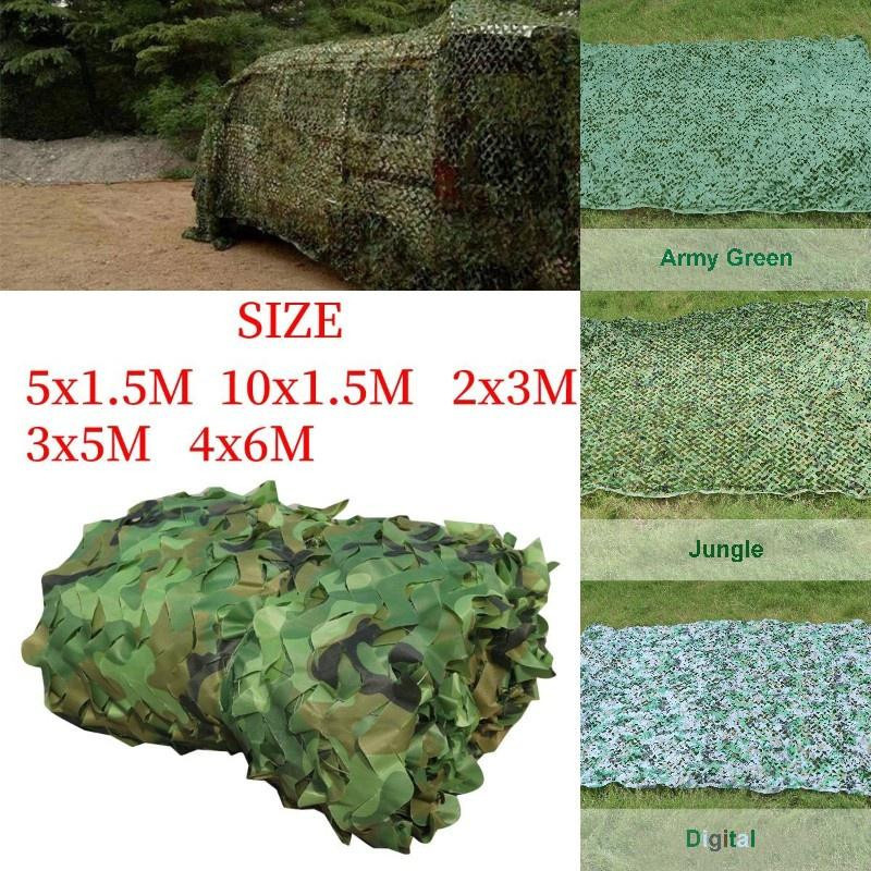 ZebraBrine Tarnnetz in Grün für militärische Zwecke und Sonnenschutz, B x H: 5 x 1,5 m - Bild 6