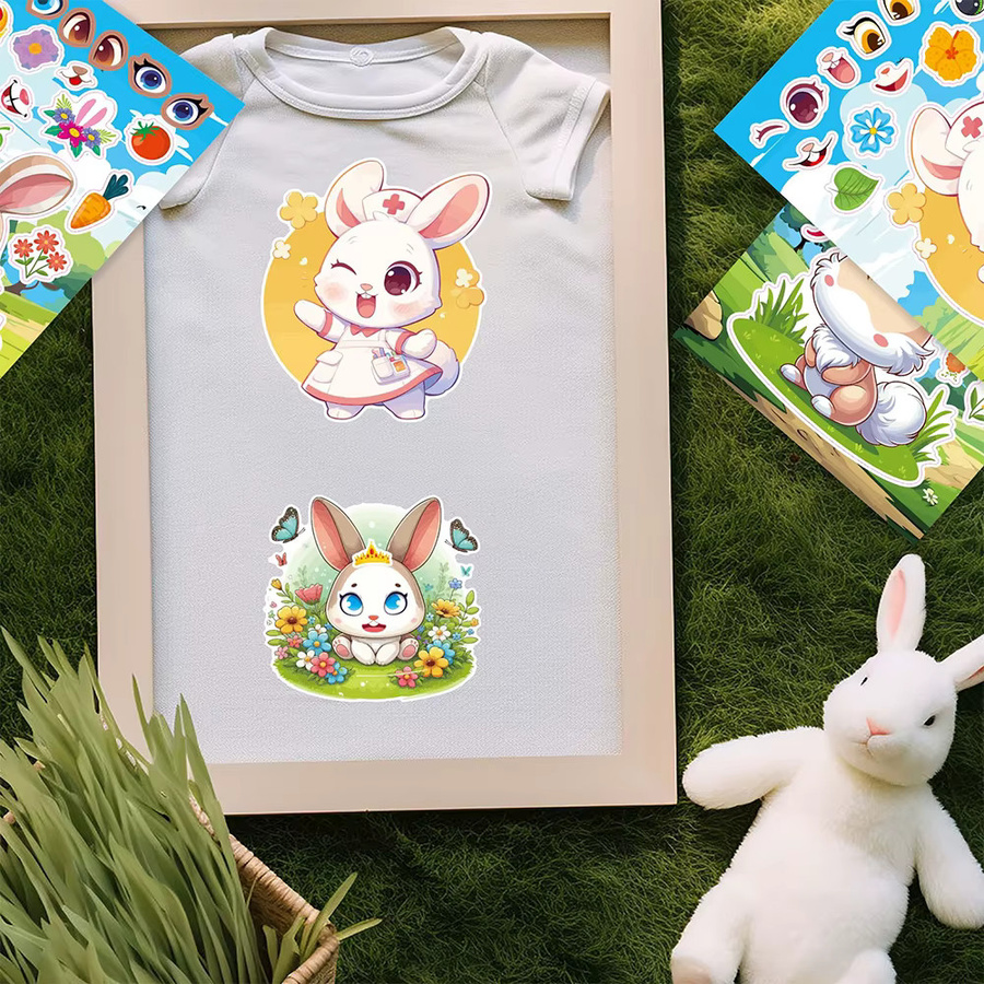 Charile Osterhasen-Puzzle-Aufkleber, Lernspielzeug, Bunt / Mehrfarbig - Bild 2