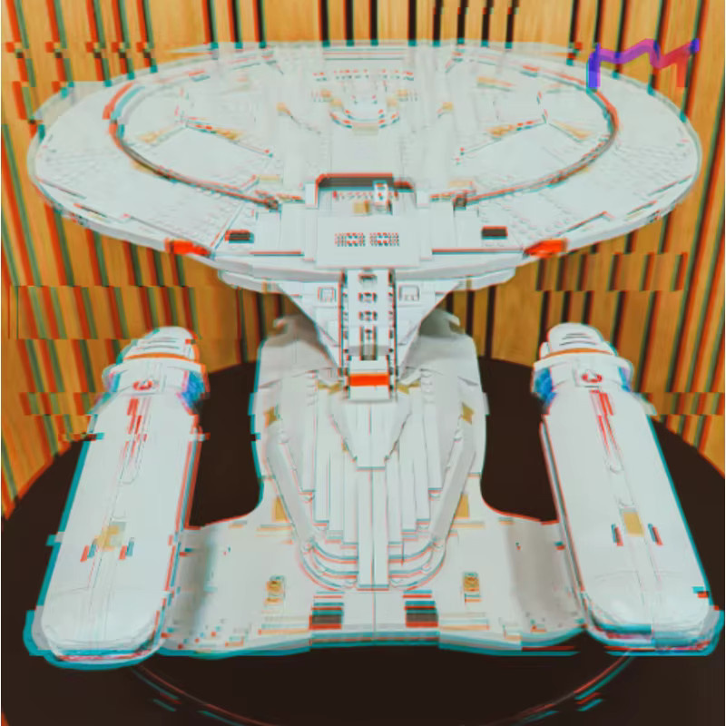 Hot Toys Star Trek Trek Enterprise Super Great Ultimate Raumschiff-Display-Bausteine-Set, 3600 Teile, ab 14 Jahren - Bild 4