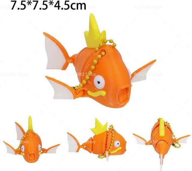 Yiran toy 1 Pokemon Anime Karpador Figur Schlüsselanhänger - Bild 1