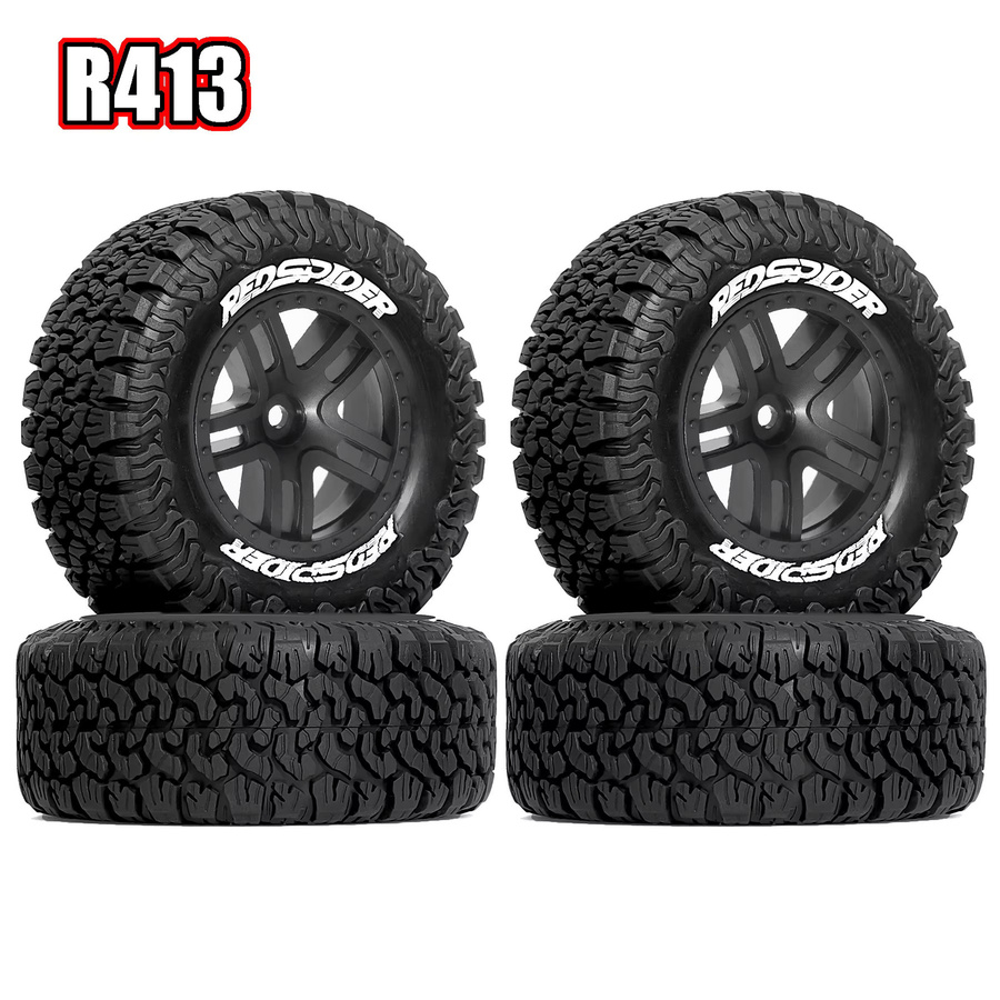 4 Stück Rc Autoreifen, 112 mm, 12 mm Radsechskant, 1/10 Short Course Truck - Bild 3