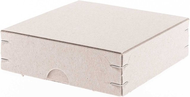 Rico Design Ritzschachtel quadratisch grau B/T/H: 10 x 10 x 3,5 cm - Bild 1