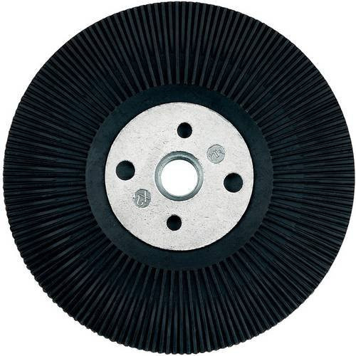 Metabo Stützteller für Winkelschleifer mit Kühlrippen, Durchmesser: 125 mm, Gewinde: M 14, Farbe: Schwarz - Bild 1