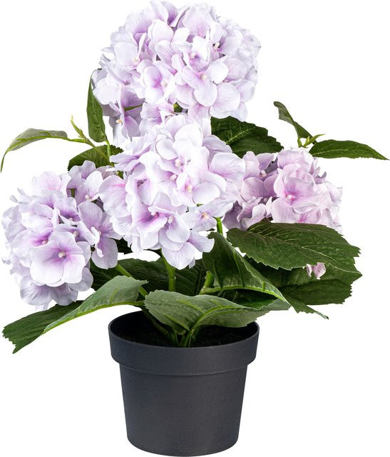 Viva Domo Kunstblume Hortensie in Purple für den Tisch - Bild 1