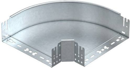 OBO Bettermann Bogen aus Metall in Silber, Breite: 30,0 cm, Höhe: 11,0 cm - Bild 1