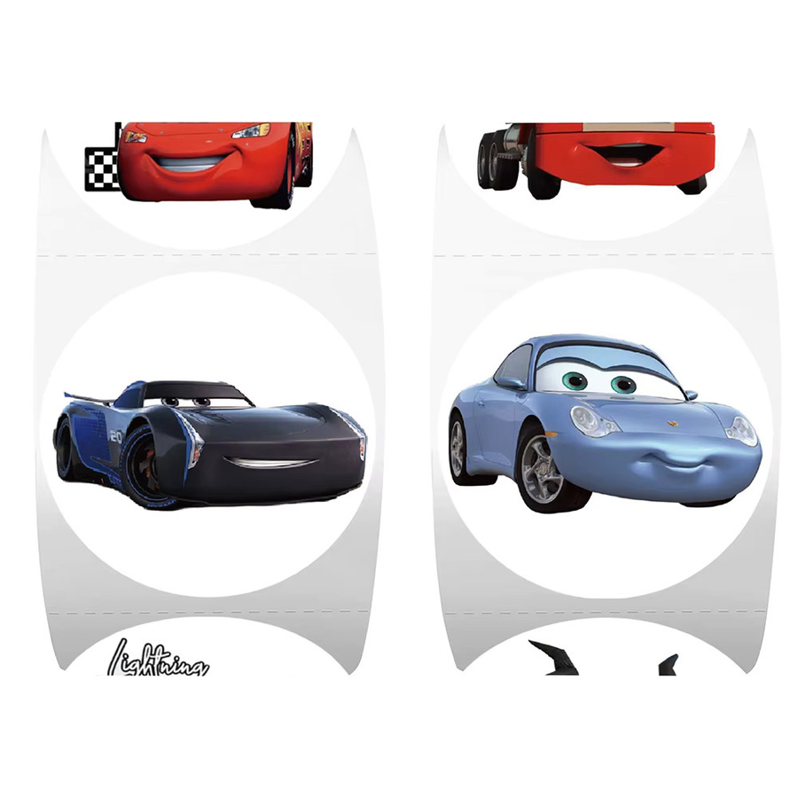 500 Stück Disney Cars Lightning McQueen Aufkleber Set in Mehrfarbig für Laptop, Telefon und Tagebuch - Bild 3