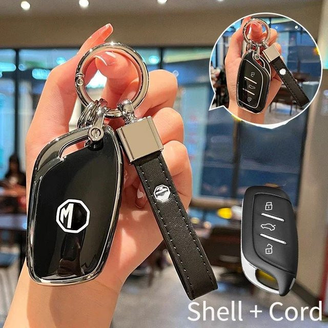 Keleway TPU Schlüsselabdeckung in Schwarz für MG6, MG5, HS Pilot und Scorpio Autoschlüssel - Bild 1