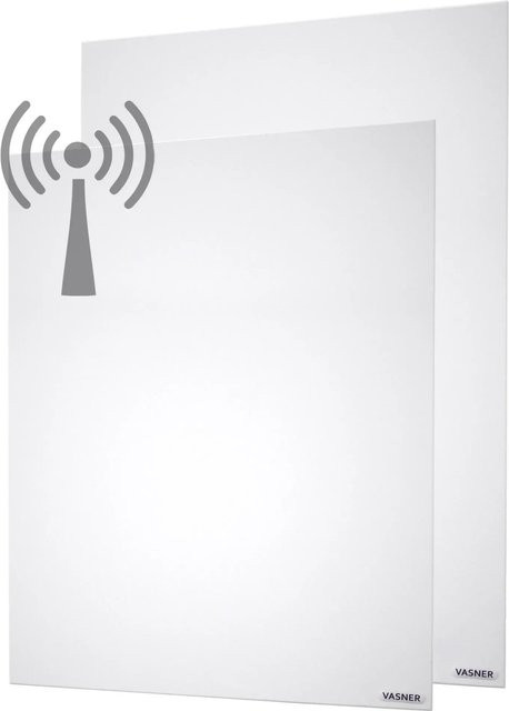 Vasner Hybrid-Infrarotheizung Konvi VE RX mit Funksteuerung, 1.200 W, Weiß - Bild 1