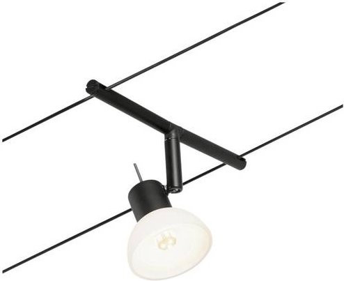 Paulmann Niedervolt-Seilsystem-Leuchte GU5.3 in Schwarz matt und Chrom - Bild 1