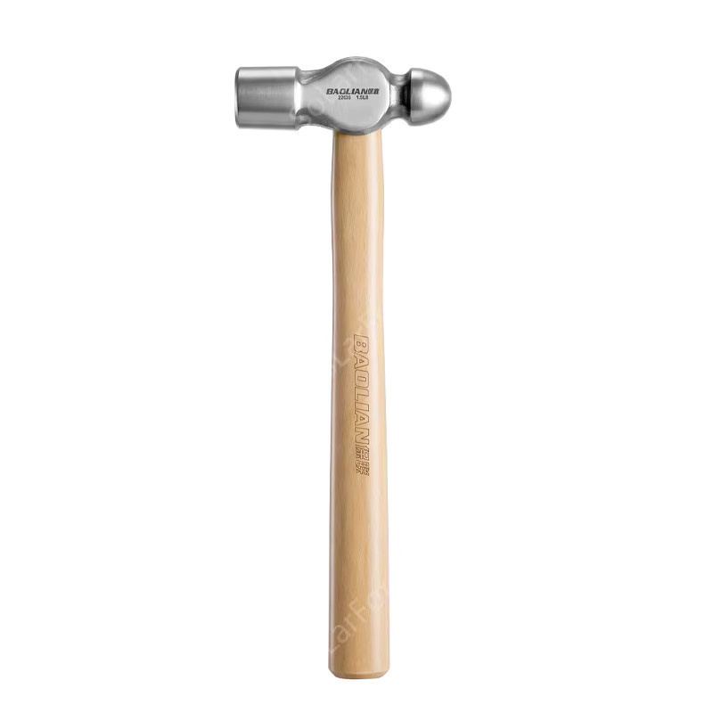 BAOLIAN CRV Multifunktionaler Kugelhammer mit Walnuss-Holzgriff in Silber - Bild 4