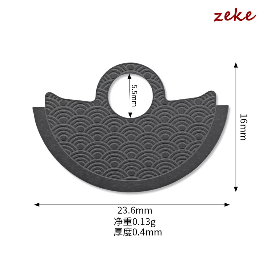 Hammerrotor-Metallpatch Edelstahl, grau, für NH35/36 4R35 4R36 7S Uhrwerk - Bild 5