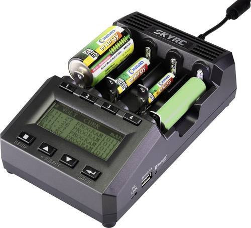 SKYRC MC3000 Rundzellen-Ladegerät für LiIon, LiFePO, LiPo, NiCd, NiMH, NiZn in Schwarz - Bild 1