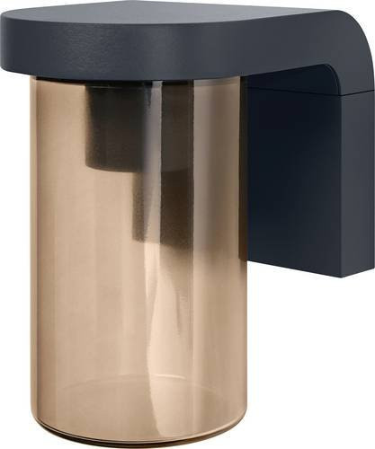 Osram Endura Classic Cascade Außenwandleuchte E27 Amber, Vintage Wandleuchte aus Aluminium und Glas in Grau mit IP44 Schutz für Terrasse und Balkon - Bild 1