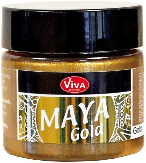 Viva Decor Maya Gold Strukturpaste in Gold, 45 ml - Bild 2