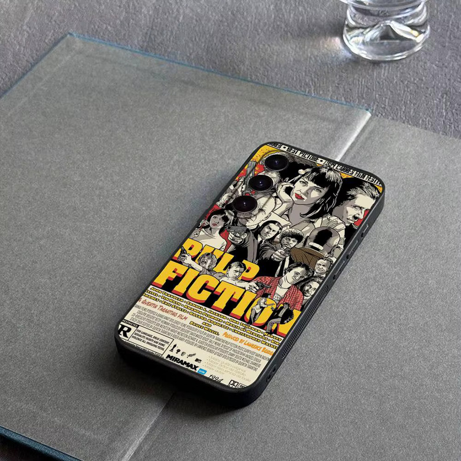 Pulp Fiction Handyhülle Soft Cover für Samsung Galaxy S21 S22 S23 S24 S25 S26 Ultra FE Plus 5G A52S in Multicolour - Bild 5
