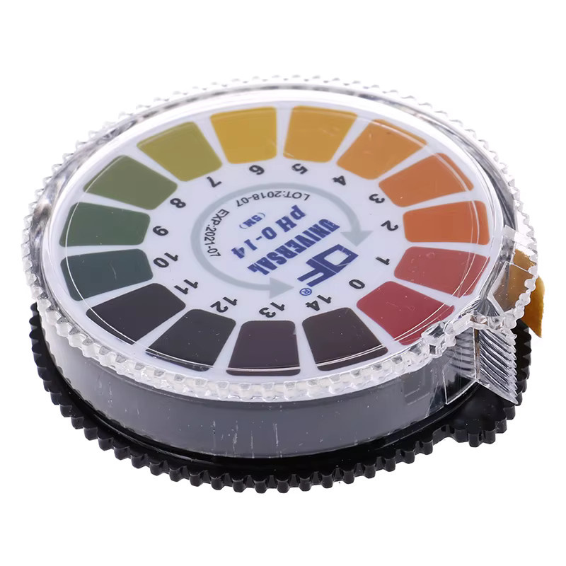 HELTC pH-Messgerät Lackmuspapier Rolle 5m für präzise pH-Wert-Messungen von Wasser, Urin, Speichel und Boden, Multicolor - Bild 2