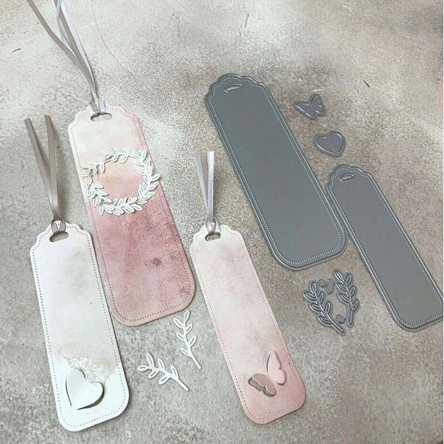 Silberne Metall-Stanzform für DIY-Bastelprojekte, Scrapbooking und Kartenherstellung - Bild 1