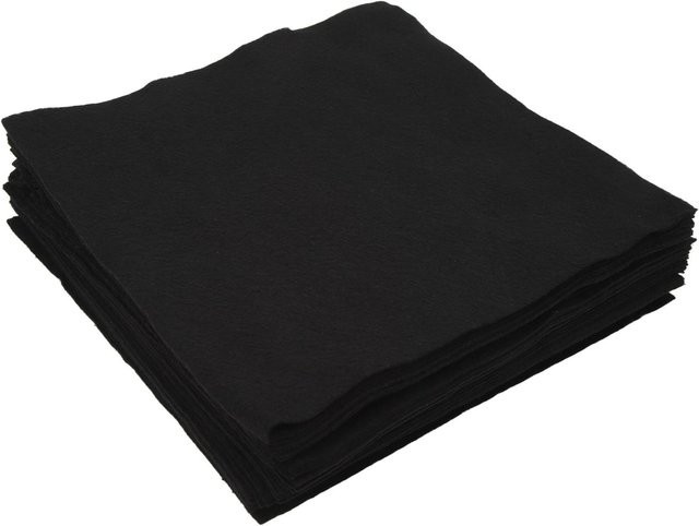 Fishine Fensterglasreinigungstuch Schwarz, 50 Stück, 30 x 30 cm - Bild 1