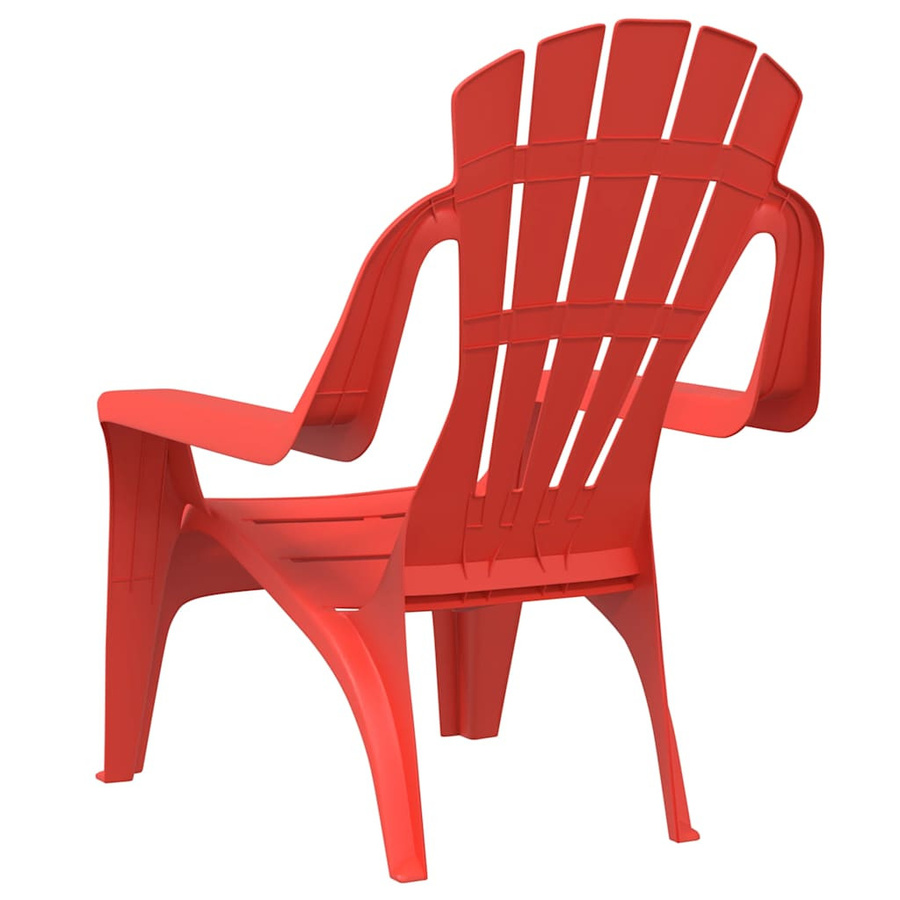 vidaXL Kinder-Gartenstühle Set aus 2 Stück in Rot aus Polypropylen, B/T/H: 37 x 34 x 44 cm - Bild 5