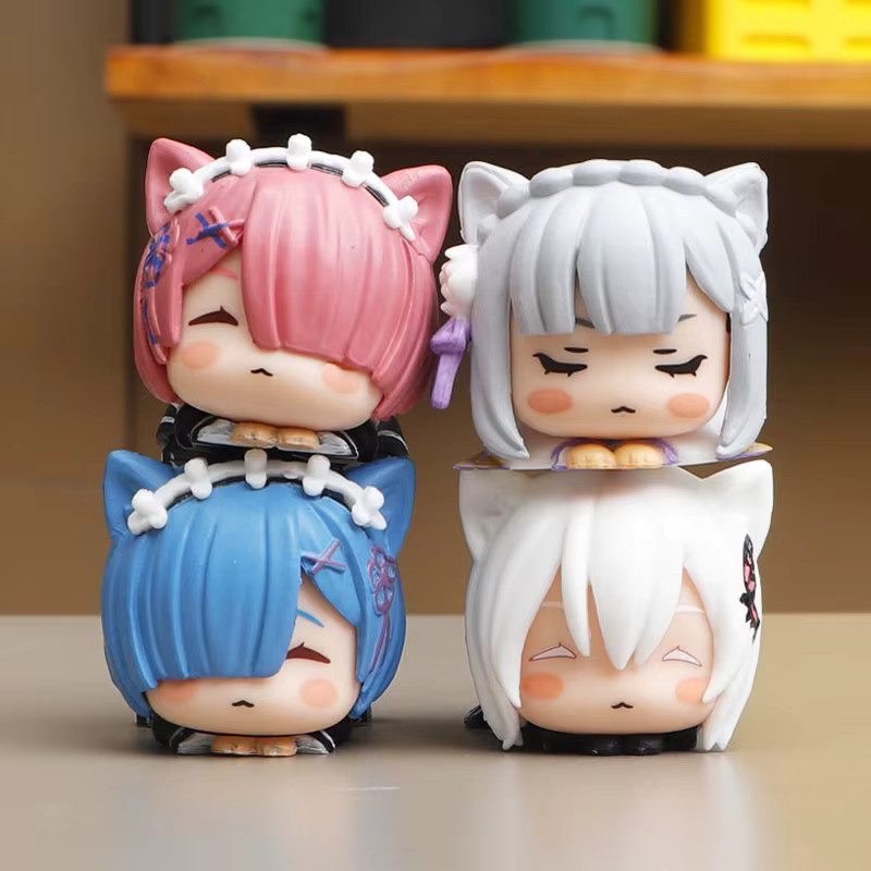 Bandai Re:Zero Emilia Ram Statuen, Anime-Figuren, Einzelfigur - Bild 2