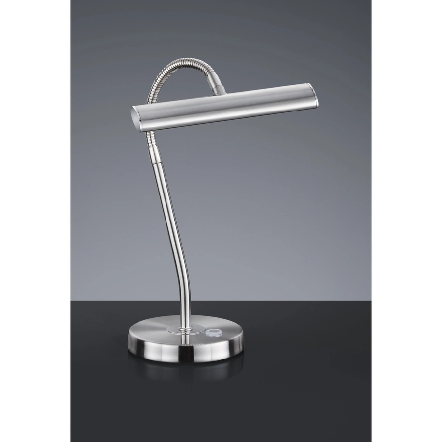 Trio Curtis LED-Touch-Tischleuchte in Nickel matt mit 4-fach Touch-Funktion, dimmbar und verstellbar, Farbe: Silber - Bild 2