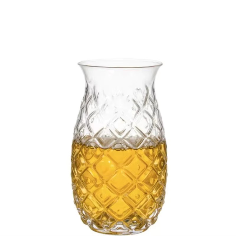 Kreatives Cocktailglas in Ananas-Form aus Glas, transparent, 480 ml - Bild 5
