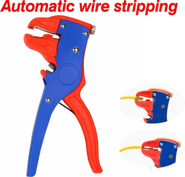 YQXINQIDZ 2 in 1 Automatische Abisolierzange und Cutter mit Messerschneide für Kabel und Elektronikreparaturen - Bild 1