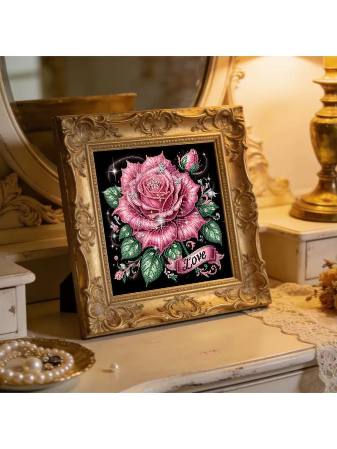 MOJOYCE Blumen-Spezialform 5D DIY Teilbohr-Diamantkunst-Set, adults - Bild 4