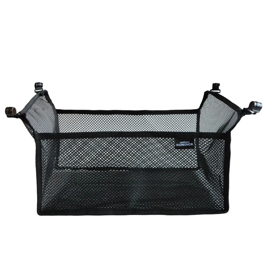 JOCESTYLE Netz-Korb-Organizer faltbare Tischnetz-Tasche in Schwarz für Camping - Bild 3