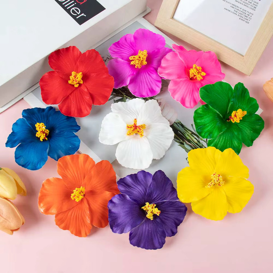 joy-enlife Haarspangen Hibiskusblüten, 9 Stück, Damen - Bild 2