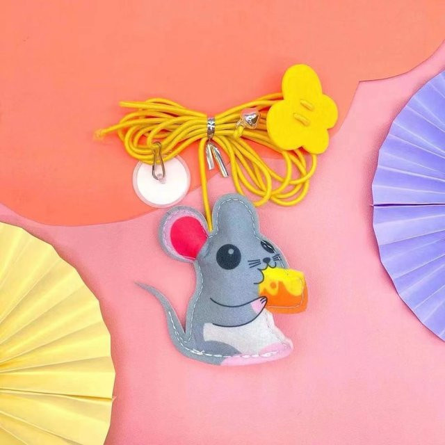 Love Home Garden Schwingendes Katzenspielzeug, elastisch, zum Aufhängen an der Tür - Bild 1