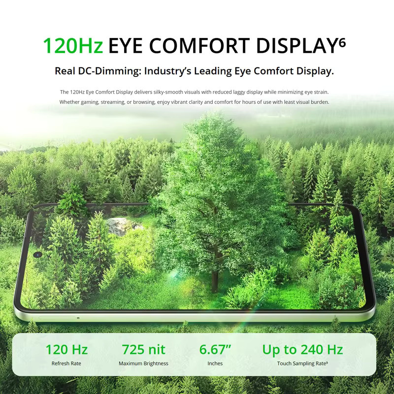 Realme C71 4G Smartphone mit 128GB oder 256GB Speicher, 6,67 Zoll 120Hz Eye Comfort Display, 6300mAh Akku und 50MP AI-Kamera in Weiß - Bild 2