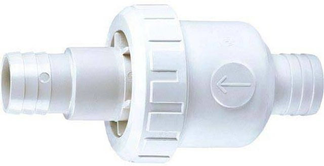 Waterman PVC Rückschlagventil in Weiß, 32/38 mm - Bild 1
