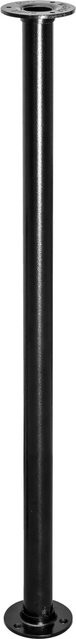Wagner Möbelbein Industrial Pipe aus Stahl in Schwarz Matt, Durchmesser: 32,5 mm, Höhe: 71 cm - Bild 1
