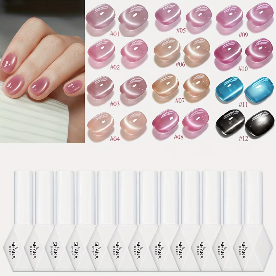SHAKA Sommer Advanced Ice Gel-Nagellack, Rosa, Schimmernd - Bild 2