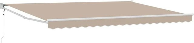 vidaXL Markise Beige aus Polyester und Metall B/T/H: 450 x 300 x 165 cm - Bild 1