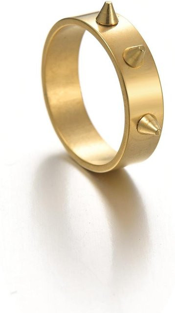 Boboman Einzelring Edelstahl, Gold, Vintage, Unisex - Bild 1
