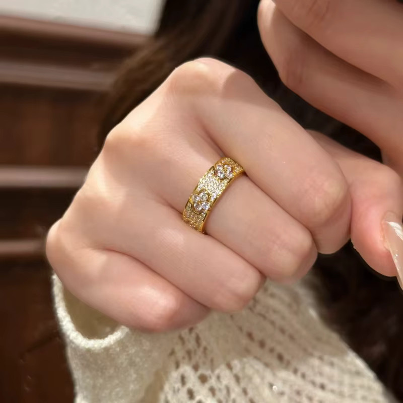 CherishKitten Ring Edelstahl, Kristall, Gold, Damen - Bild 2