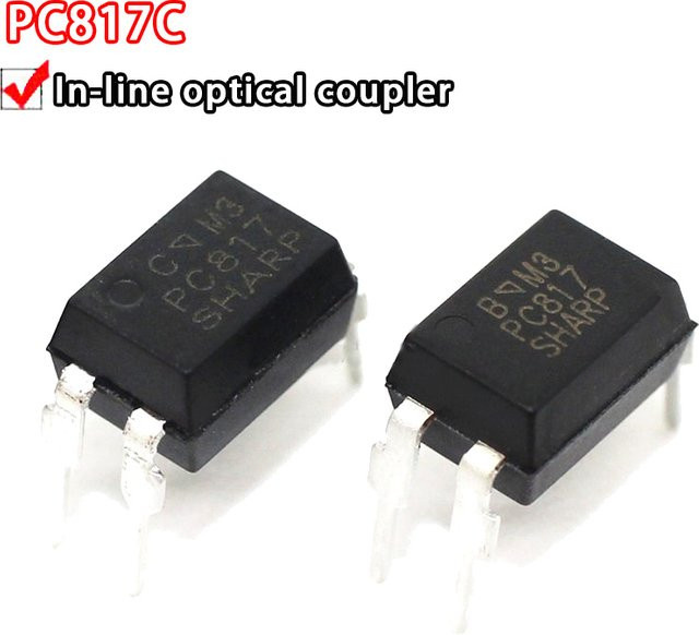 Si Tai&SH 50 Stück EL817C Optische Koppler DIP-4 in Schwarz - Bild 1