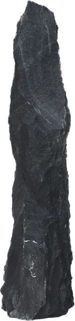Scherf Marmor-Monolith Naturstein Schwarz-Grau Höhe: 60 - 90 cm - Bild 1