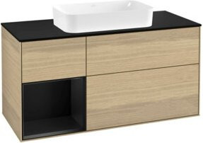 V&B Waschtischunterschrank Finion in Lackoptik, Breite: 120 cm, Tiefe: 50,1 cm, Höhe: 50,1 cm - Bild 1