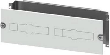 Siemens ALPHA Einbausatz 2x 3KF2 bis 160A für Geräte mit Direktantrieb, Grau, H: 20 cm, B: 60 cm - Bild 1